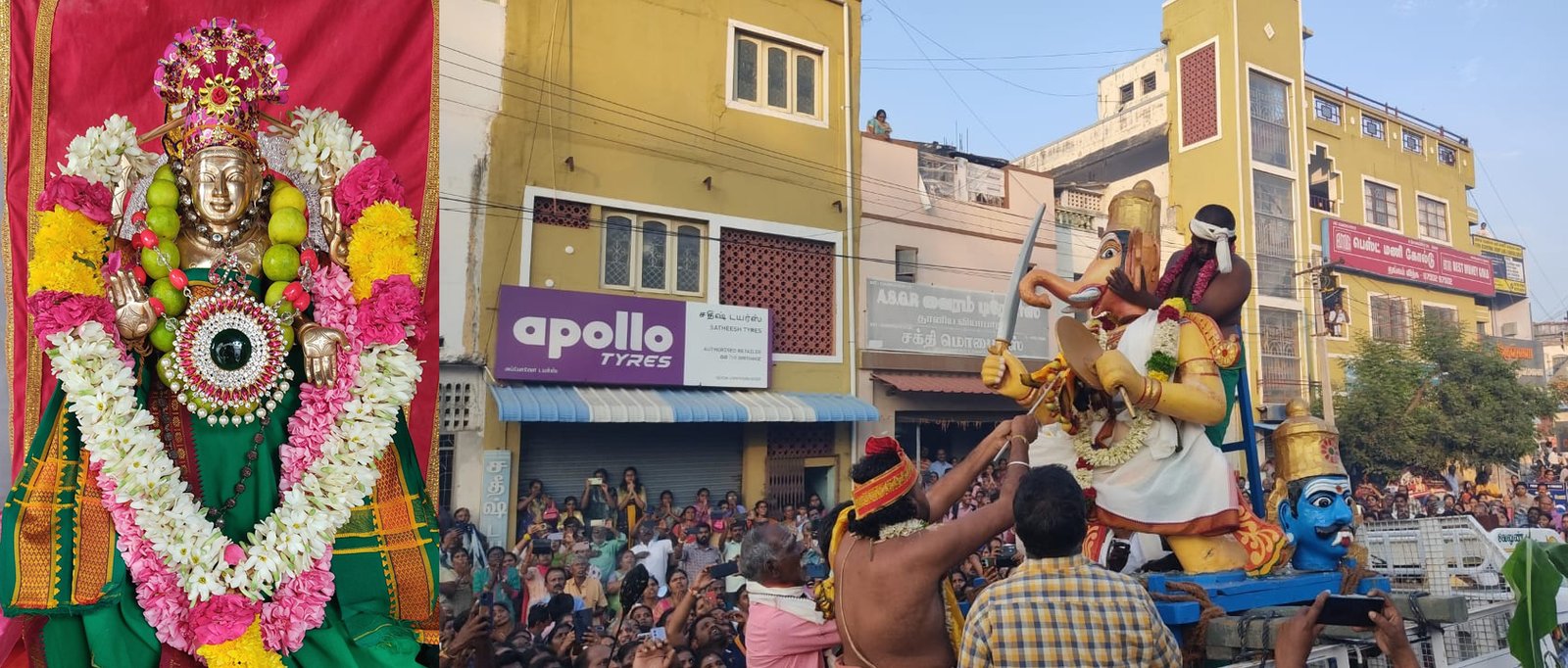 உடுமலையில் புகழ்பெற்ற பிரசன்ன விநாயகர் கோவிலில் முருகனை சூரன் வதம் செய்யும் சூரசம்ஹகார விழா- ஆயிரக்கணக்கான பக்தர்கள் சுவாமி தரிசனம் பக்தர்கள் கடவுள் வேடம் அணிந்து சிறப்பு வழிபாடு.