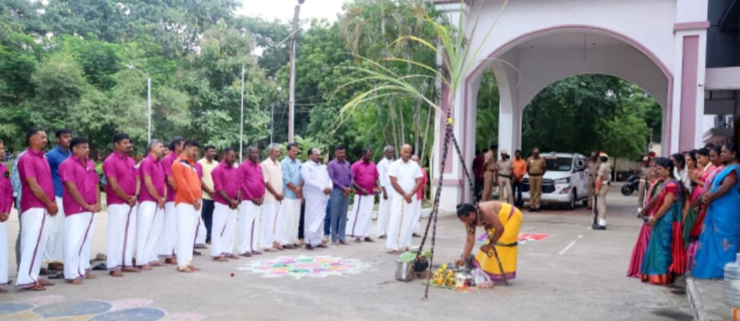 திருநெல்வேலி மாவட்ட காவல்துறை அலுவலகத்தில் நடைபெற்ற, சமத்துவ பொங்கல் விழா! மாவட்ட காவல் கண்காணிப்பாளர் பங்கேற்பு!