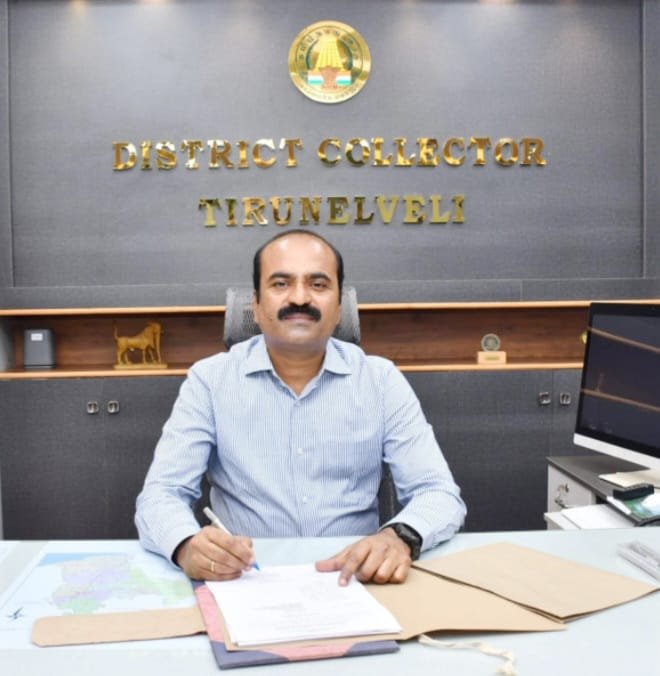 திருநெல்வேலி மாவட்டத்தின், 224-வது ஆட்சித்தலைவராக, டாக்டர் இரா. சுகுமார் பதவி ஏற்றார்! சிறப்பு திட்டங்களுக்கு, உயர்முன்னுரிமை வழங்கப்படும்! - என, பேட்டி!