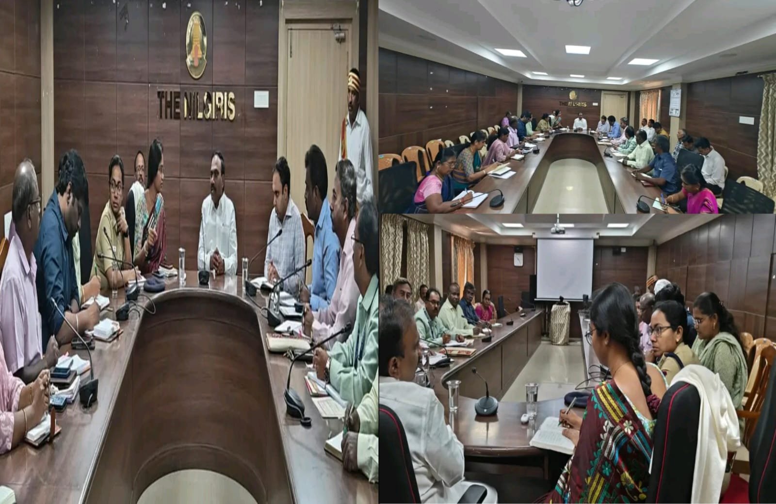 நீலகிரி மாவட்டத்திற்கு ஏப்ரல் இரண்டாம் வாரத்தில் தமிழக முதல்வர் மு க ஸ்டாலின் வருகை தருவதை முன்னிட்டு ஆலோசனைக் கூட்டம் நடைபெற்றது.