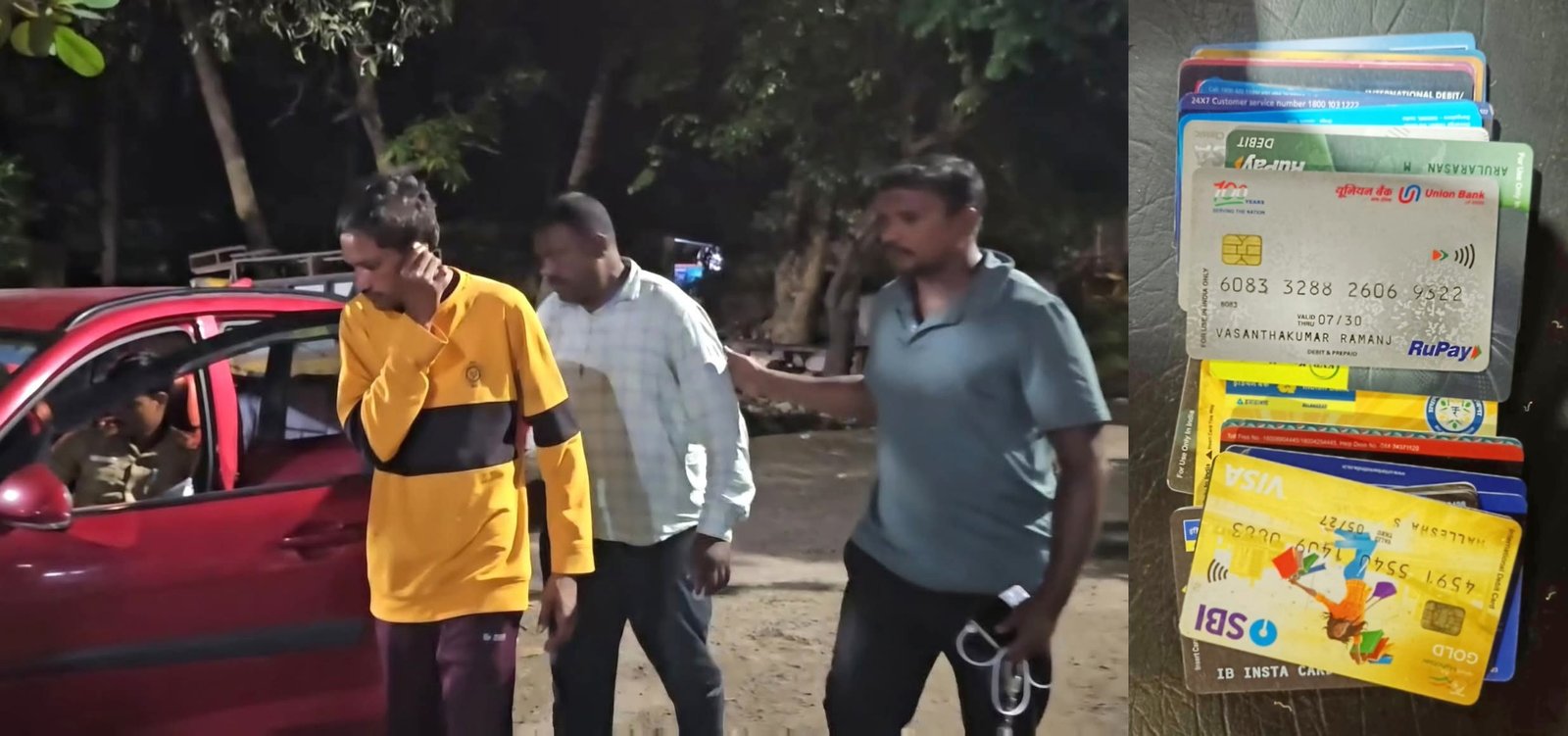 வாணியம்பாடியில் ஏடிஎம் மையங்களில் பொதுமக்களிடம் நூதன முறையில் பணத்தை கொள்ளையடித்து இருவர் கைது