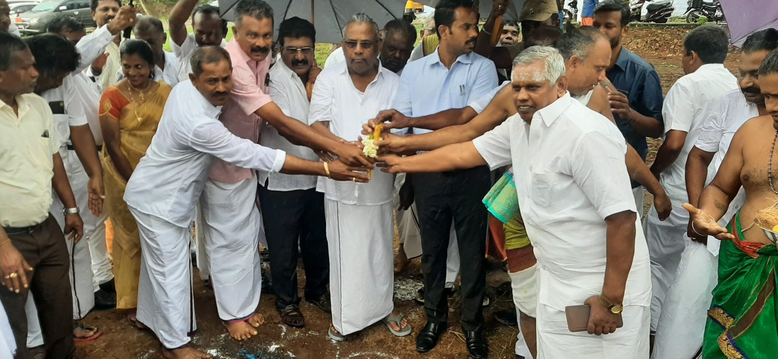 புதிய திருமண மண்டபத்திற்கு அடிக்கல் நாட்டு விழா