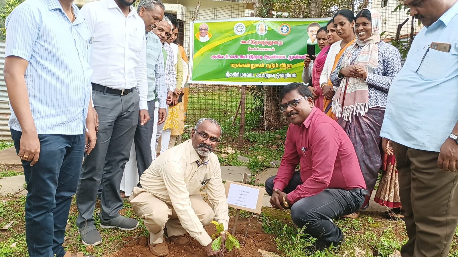 அகில உலக கூட்டுறவு ஆண்டு - மரக்கன்றுகள் நடும் விழா