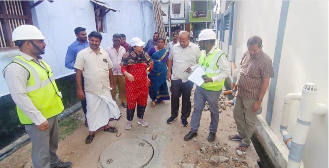 நெல்லை மாநகராட்சி சார்பிலான பல்வேறு வளர்ச்சிப்பணிகளை, நேரில் பார்வையிட்டு ஆய்வு செய்த, மாநகராட்சி புதிய பெண் ஆணையாளர்!