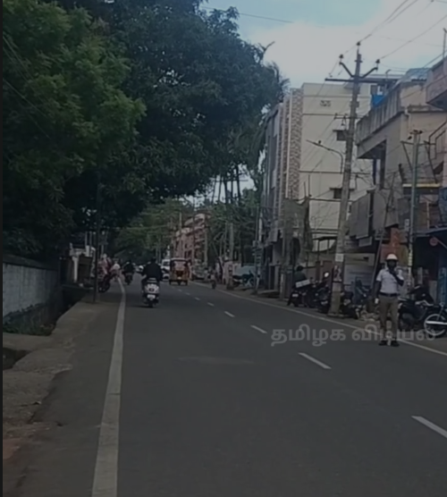 நாகர்கோவிலில் போக்குவரத்து காவலரின் நடத்தை சர்ச்சை !