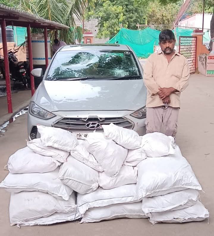 காவல் கண்காணிப்பாளர் திரு. சரவணன் .IPS.. அவர்களின் உத்தரவு பெரில் கஞ்சா குட்கா தொடர்பாக நடத்தப்பட்ட சிறப்பு அதிரடி வேட்டை !