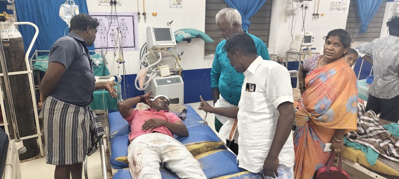 கள்ளக்குறிச்சி மாவட்டம் உளுந்தூர்பேட்டை வட்டம் மாம்பாக்கம் கிராமத்தில் இரு தரப்பினர் மோதல்