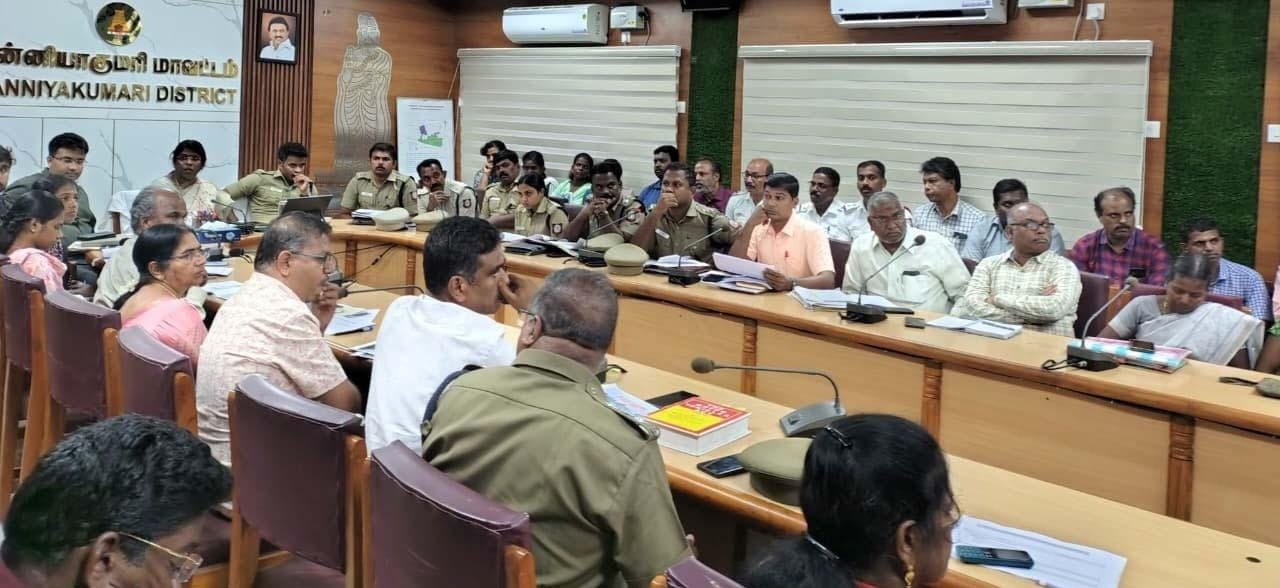 கன்னியாகுமரியில் சாலைப் பாதுகாப்பு குறித்து கலந்தாலோசனை கூட்டம்..