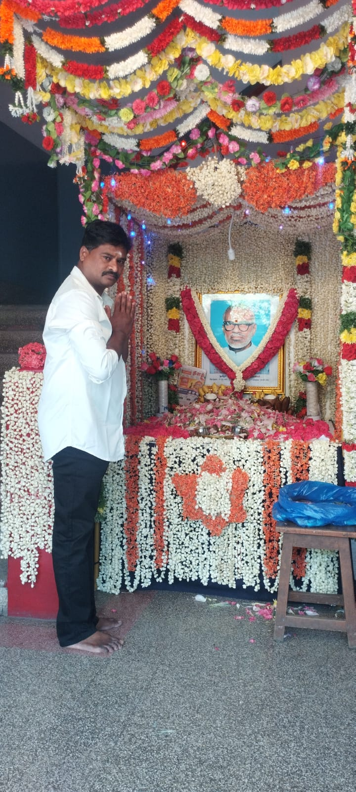 அகில இந்திய மக்கள் நலக் கழகத்தின் சார்பில் மரியாதை...