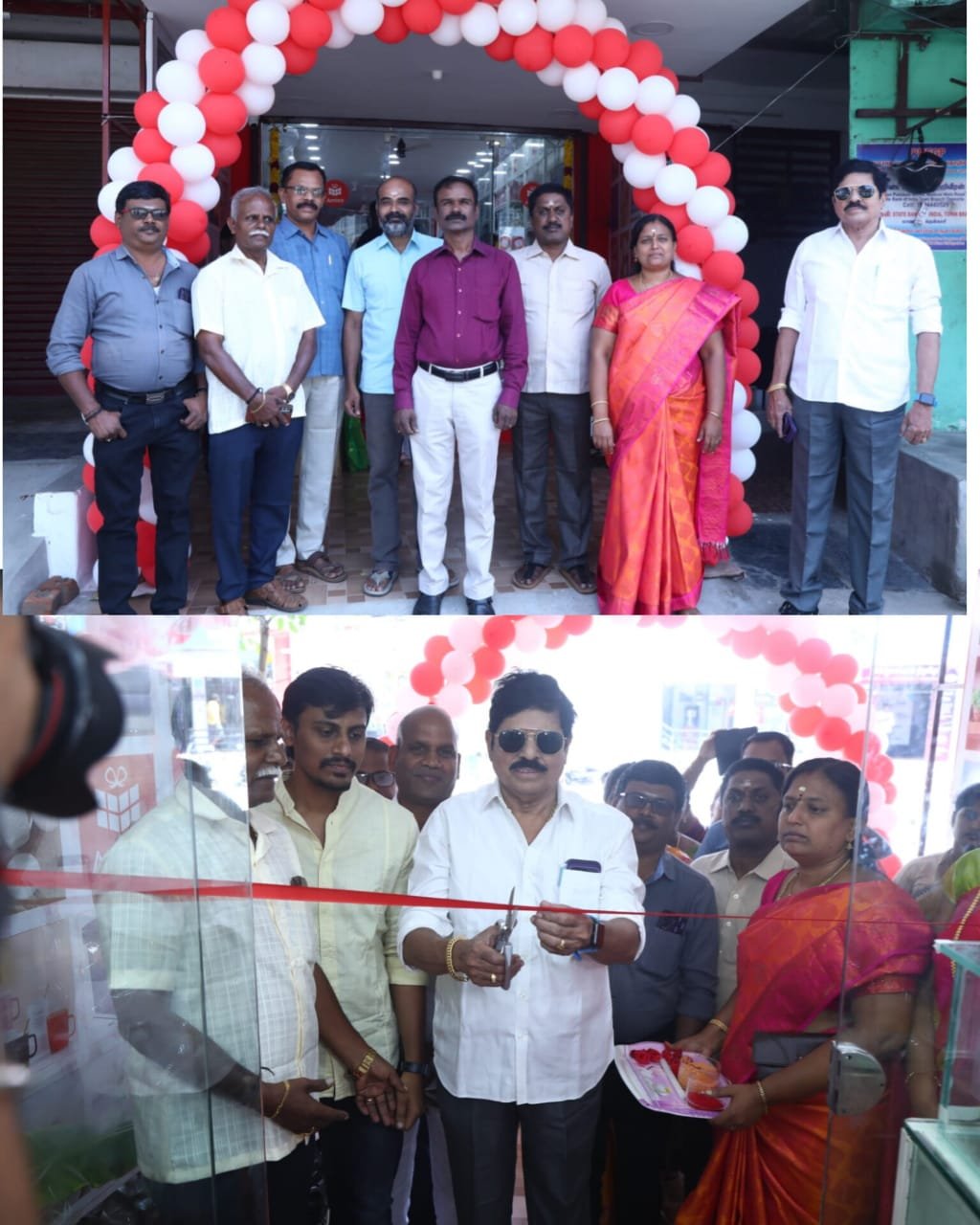 தென்காசியில் புதியதோர் உதயம் அமிசோ எழில்முகில் பேமிலி ஸ்டோர் திறப்பு விழா