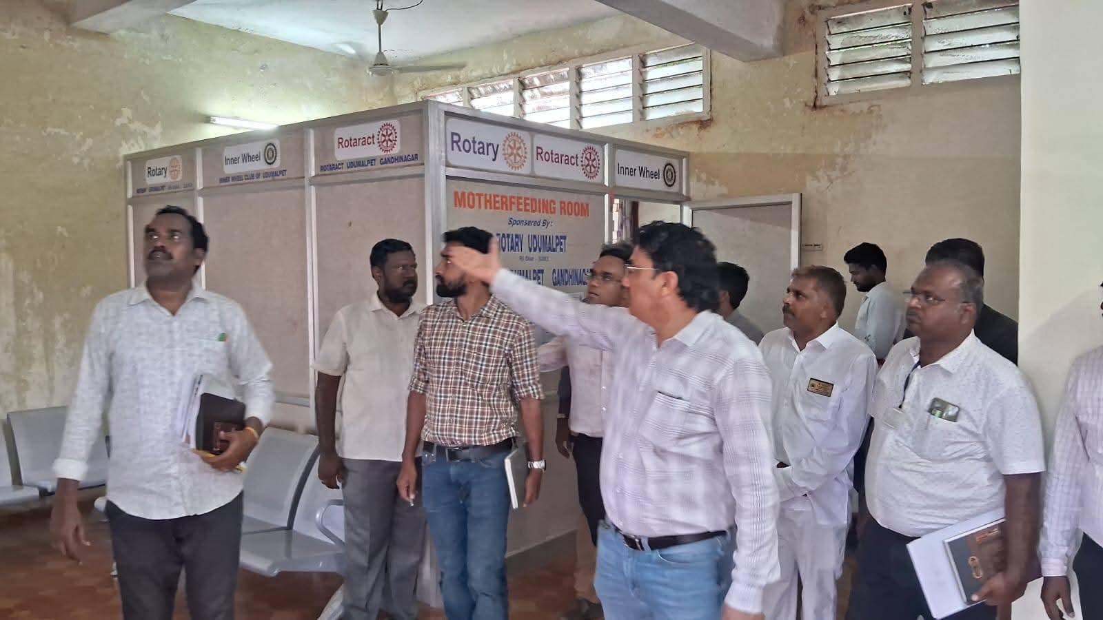 உடுமலை ரயில் நிலையத்தில் அதிகாரி ஆய்வு.!