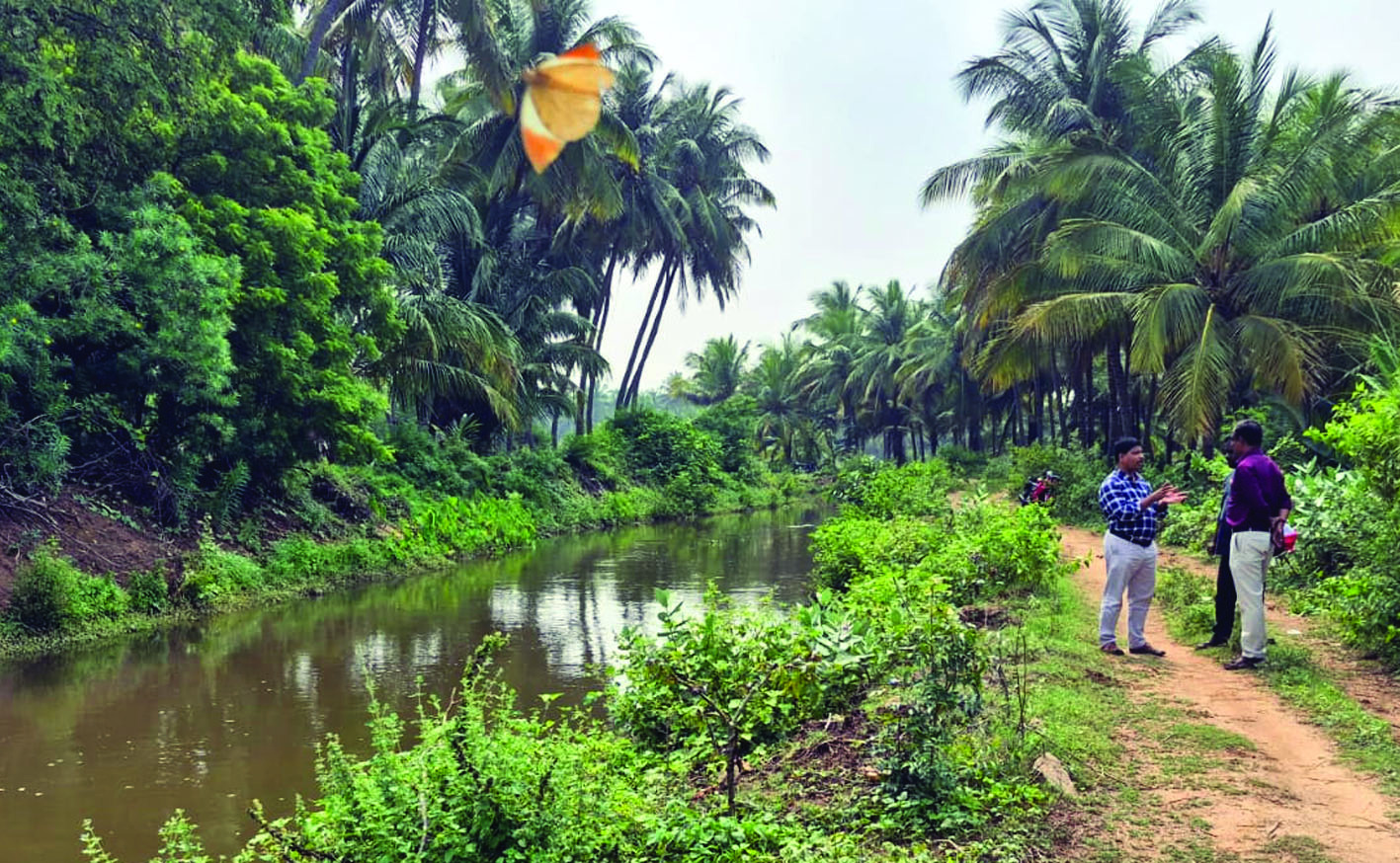 உடுமலை அருகே உள்ள மடத்துக்குளம் ரா வாய்க்காலின் குறுக்கே பாசன குழாய் பதிப்பு அதிகாரிகள் ஆய்வு…