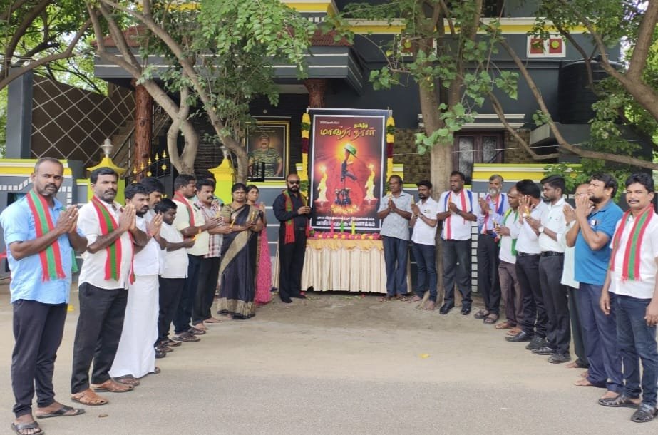திருநெல்வேலியில், தமிழக மக்கள் முன்னேற்ற கழகம் சார்பில் மாவீரர் நாள் வீரவணக்க நிகழ்வு! மெழுகுவர்த்தி ஏந்தி, புகழ் அஞ்சலி செலுத்தப்பட்டது!