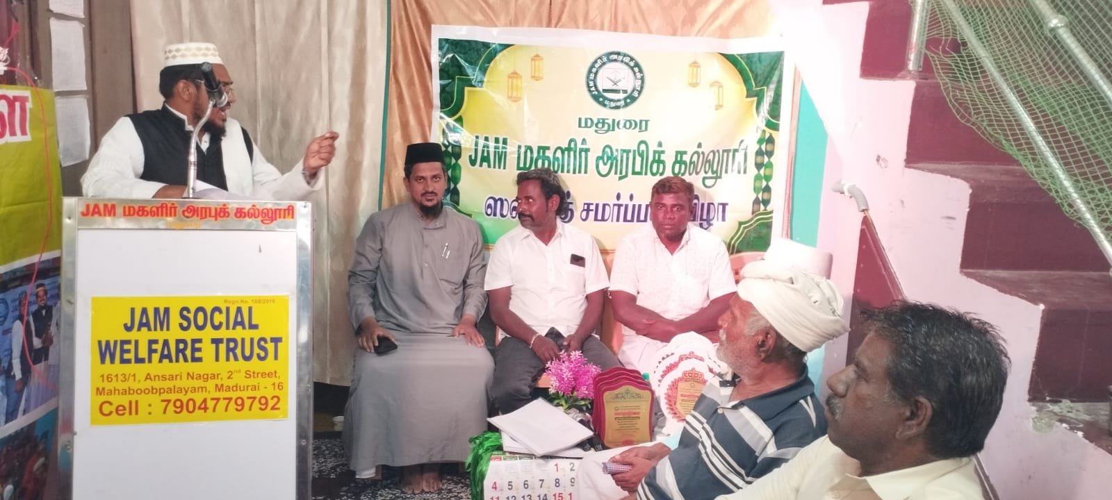 மதுரை JAM மகளிர் கல்லூரி சார்பாக உலக மக்கள் துன்பங்கள் நீங்க சிறப்பு பிராத்தனை.