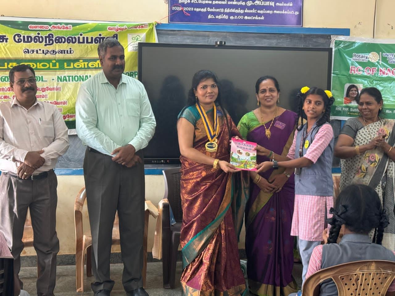 திருநெல்வேலி செட்டிகுளம் அரசு மேல்நிலைப் பள்ளியில் பசுமை பள்ளி திட்டம் – எவர்கிரீன் ரோட்டரி சங்கம் சார்பில் சுற்றுச்சூழல் விழிப்புணர்வு நிகழ்ச்சி