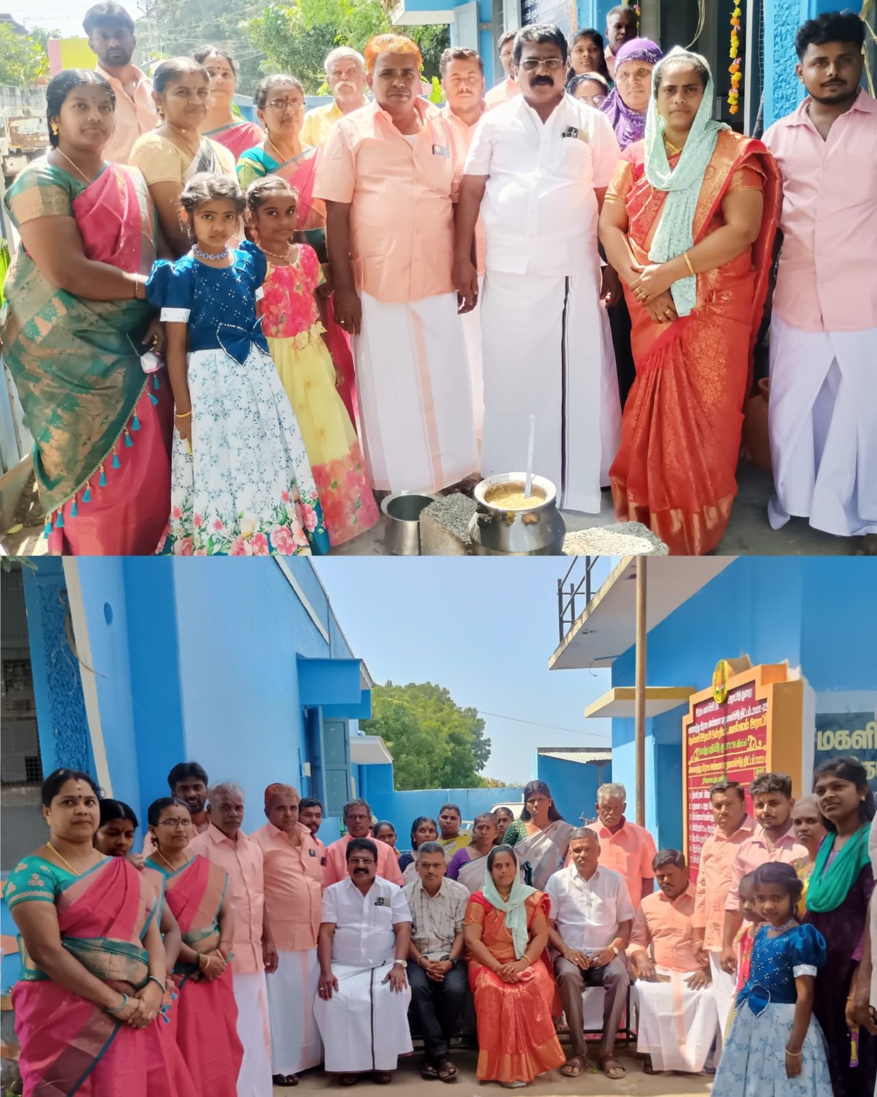 தமிழக அரசின் உத்தரவின்படி சமத்துவ பொங்கல் வல்லம் ஊராட்சியில் சிறப்பாக கொண்டாடப்பட்டது