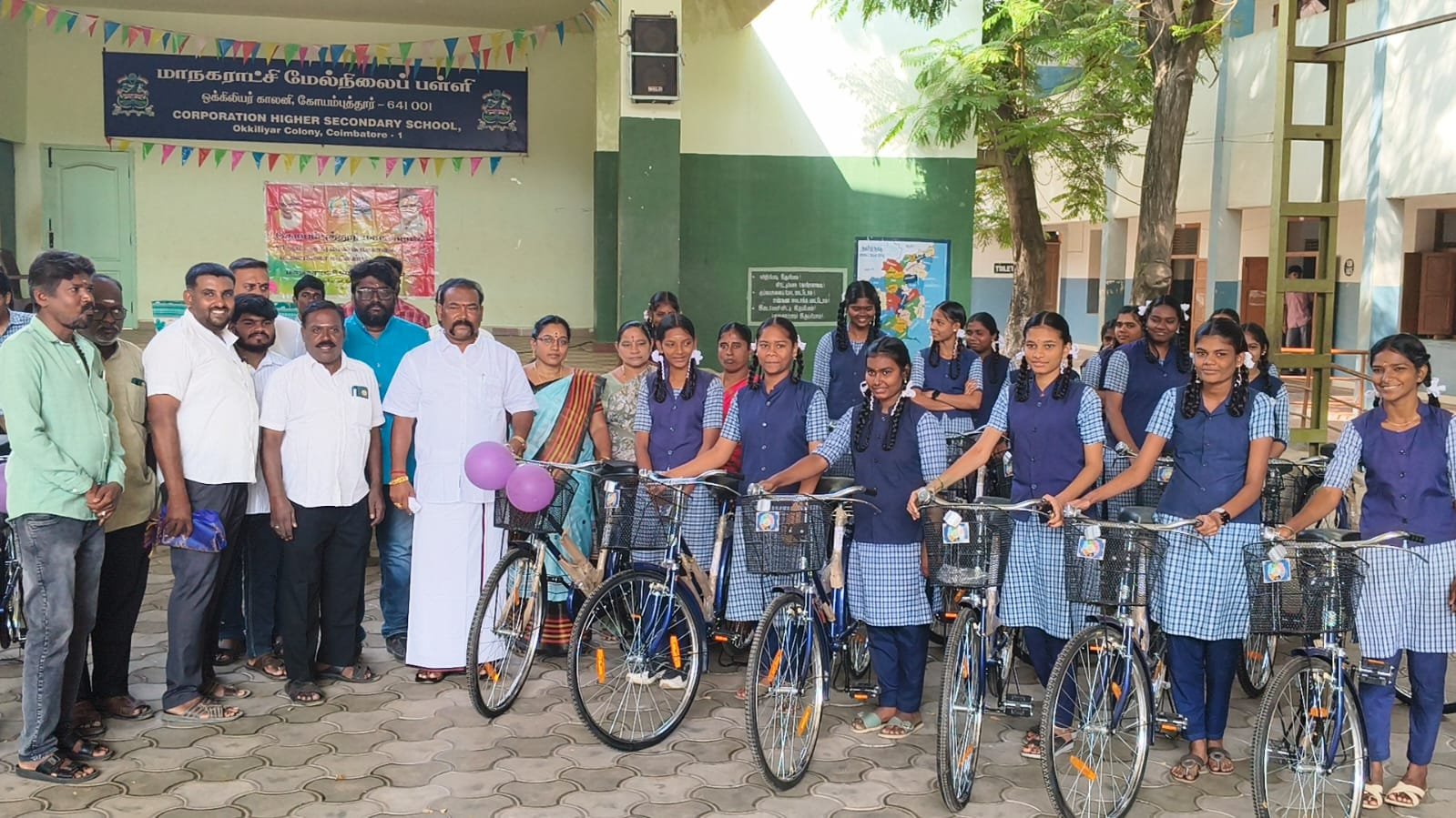 மாணவச் செல்வங்களுக்கு விலையில்லா மிதிவண்டிகள் வழங்கும் விழா...