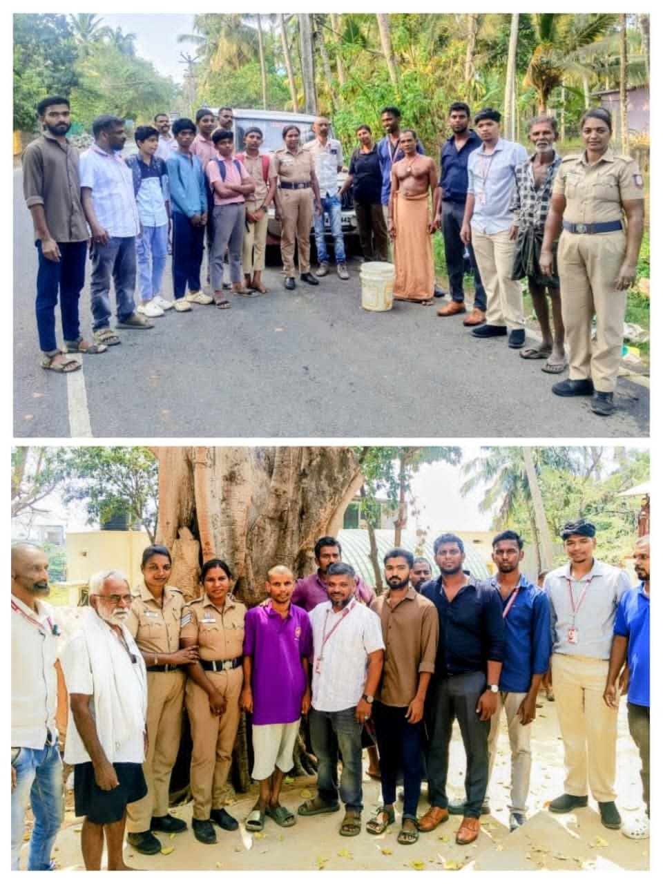 ஆதரவற்ற முதியவர் மற்றும் மனநலம் பாதிக்கப்பட்ட பட்டதாரி இளைஞர் மீட்பு...