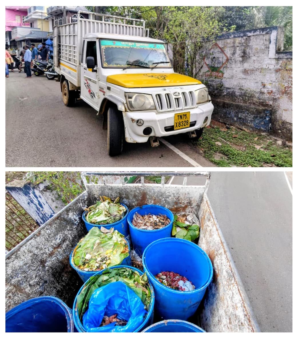 கோழிக் கழிவுகளை ஏற்றி வந்த டெம்போ பறிமுதல், அனுமதியின்றி இயங்கும் பண்ணைக்கு கொண்டு சென்றதாக குற்றச்சாட்டு!