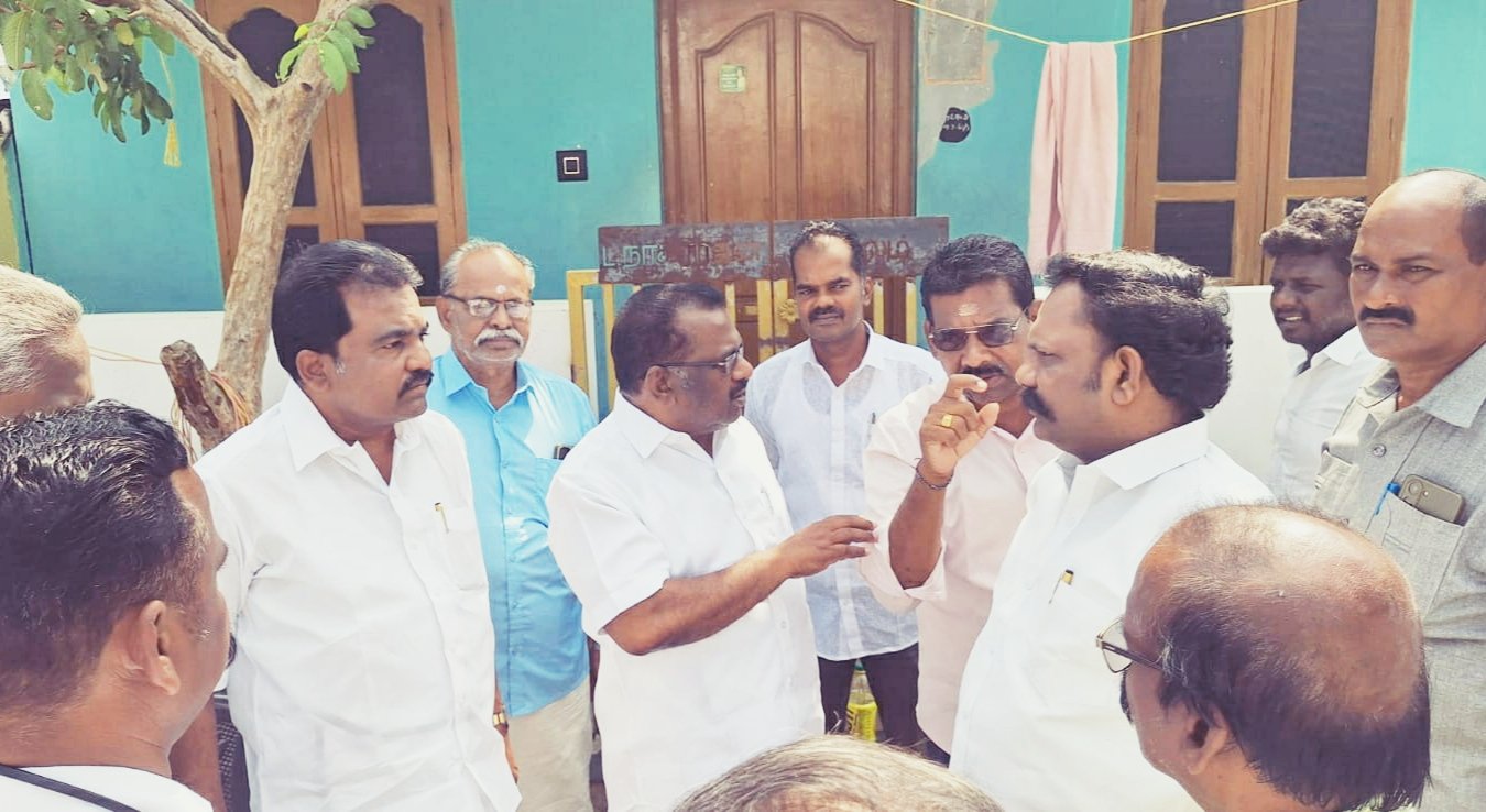 இறச்சக்குளம் பகுதியில் நாளை அம்பேத்கர் சிலை திறப்பு: விழா ஏற்பாடுகளை என்.சுரேஷ்ராஜன் ஆய்வு...