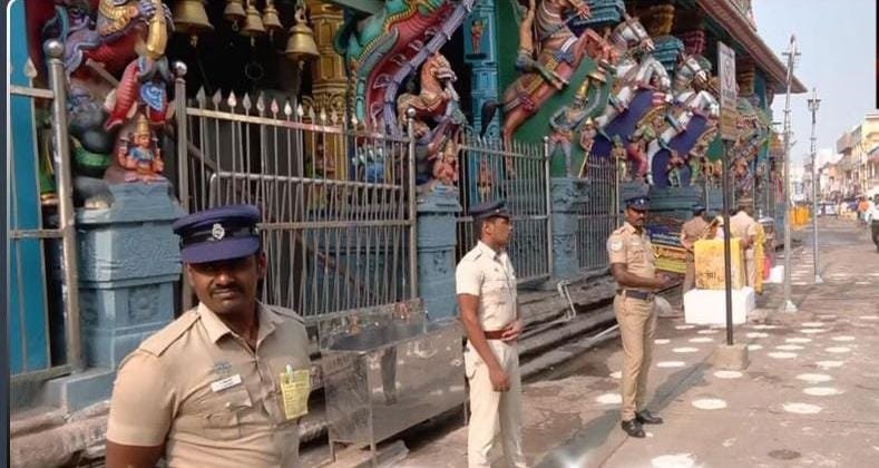 திருப்பரங்குன்றம் முருகன் கோயிலில் இன்று மாலை பிரதமர் சாமி தரிசனம்...பாதுகாப்பு வளையத்தில் திருப்பரங்குன்றம் முருகன் கோயில்..