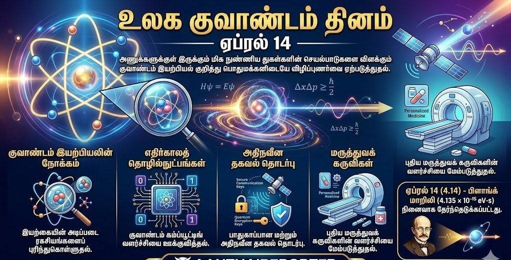 ஏப்ரல் 14, உலக குவாண்டம் தினம்.