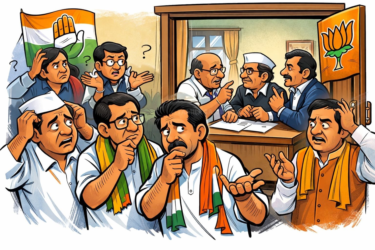 வேட்பாளர் அறிவிப்பில் தாமதம்: தேசியக் கட்சித் தொண்டர்களில் குழப்பம், தேர்தல் களத்தில் பின்னடைவு அச்சம்..!