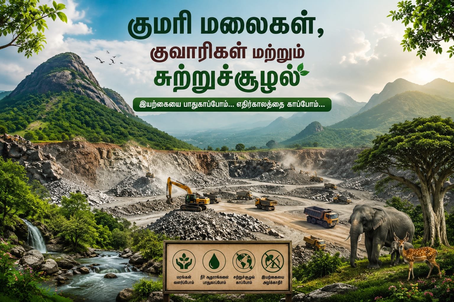 குமரி மலைகள், குவாரிகள் மற்றும் சுற்றுச்சூழல்: எழும் கேள்விகள்