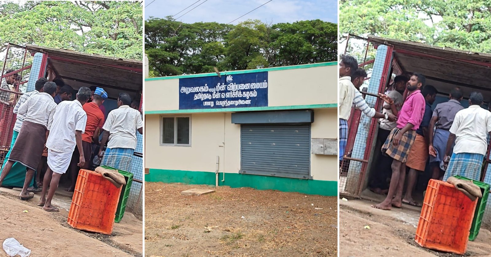 பழனி பாலாறு பொருந்தல் அணை மீன் விற்பனை மையத்தில் முறைகேடு: பொதுமக்களைப் புறக்கணித்து வியாபாரிகளுக்கு விற்பனை செய்வதாகக் குற்றச்சாட்டு